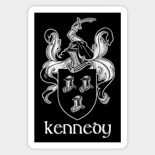 Kennedy / Faded Style Family Crest Coat Of Arms Design Magnet